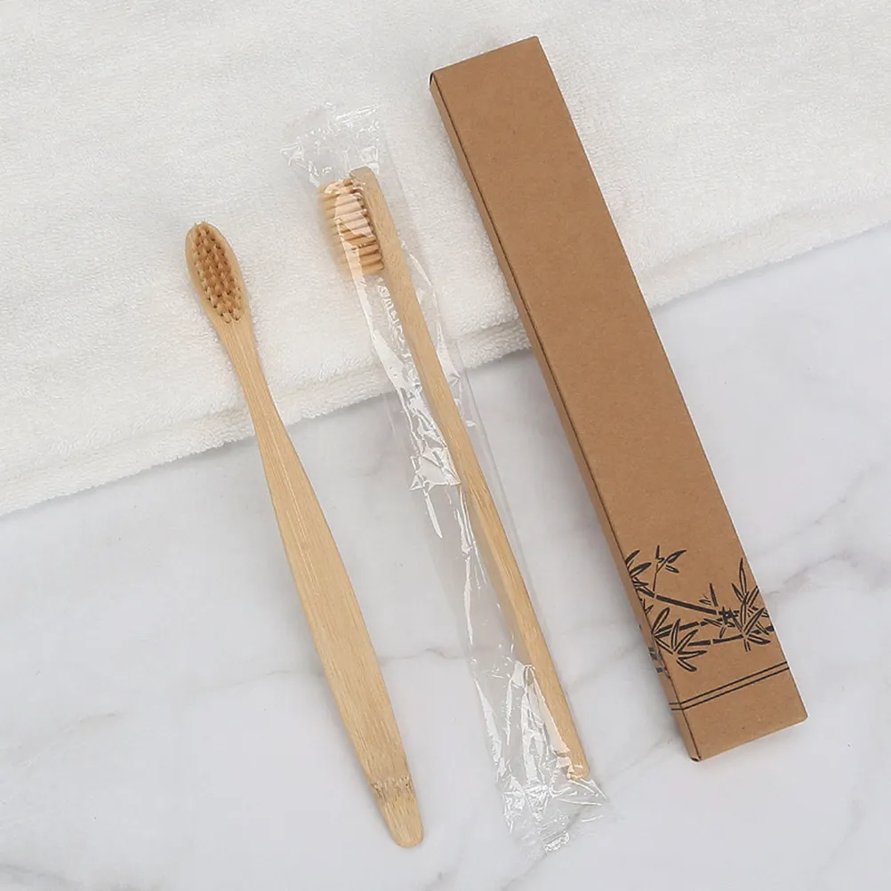 12Pcs Bamboo Toothbrush Soft Massaging Bristles Pain-Free Deep Oral Cleaning Toothbrush Pack Bamboo Toothbrushes
