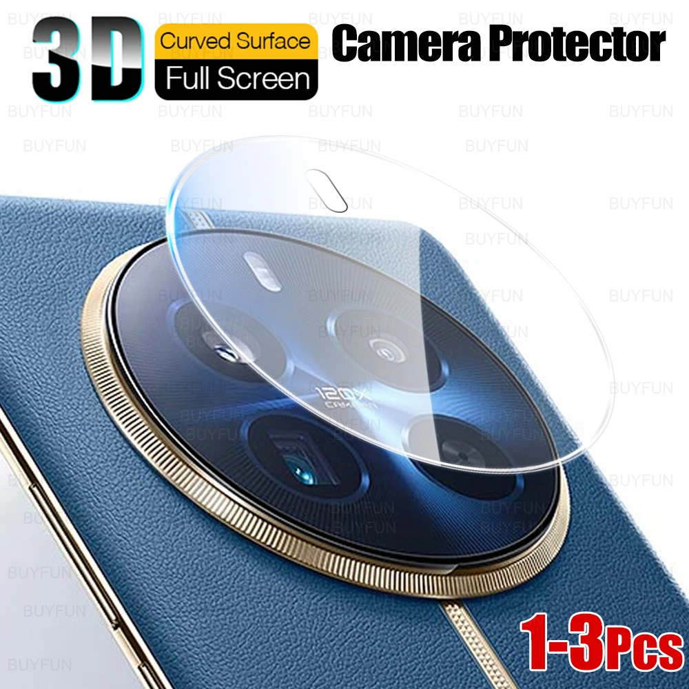 1-3Pcs Case For Realme 12 Pro Plus 3D Tempered Glass Camera Protector Oppo Realme12pro+ Realmy 12pro+ Realmi 12ProPlus Cover