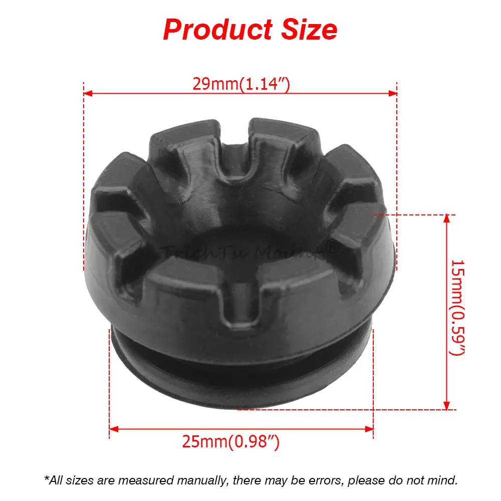 2PCS Black Rubber Grommet Latch for Polaris ATV/UTV 325-1000 XP Car Accessories