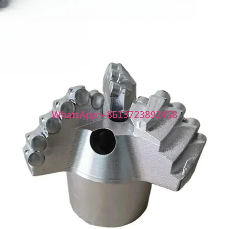 PDC Three-wing Concave Composite Piece Drill Bit No Core Drilling Drill Bit Exploration Water Well Rock Scraper Soil Layer