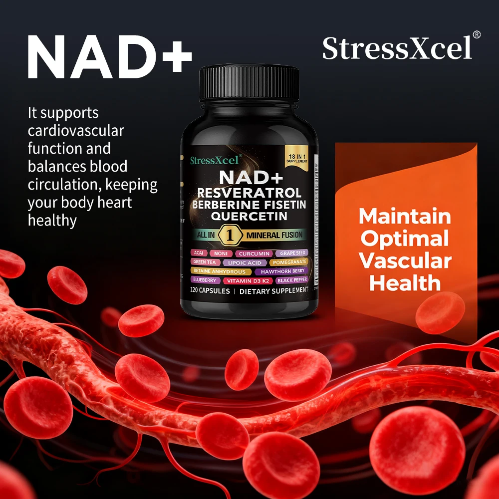 Suplemento NAD+ com Resveratro - Resveratrol Capsule Anti Aging avaliação e preço