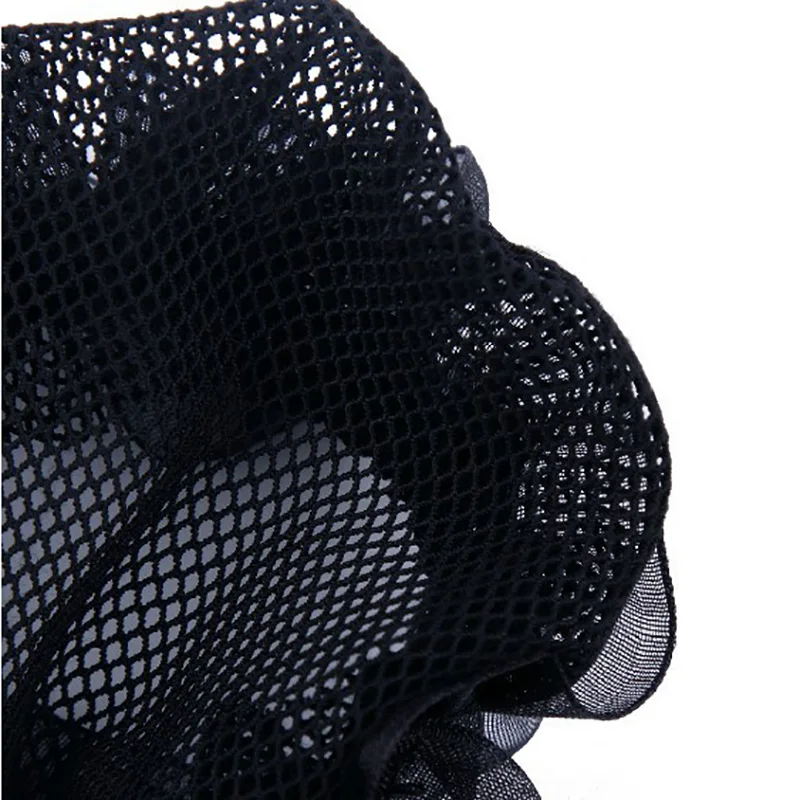 2 Pieces Elastic Hairnet women fashion headgear ballet disco hair Snood wig net invisible sports dance hair net hair accessories