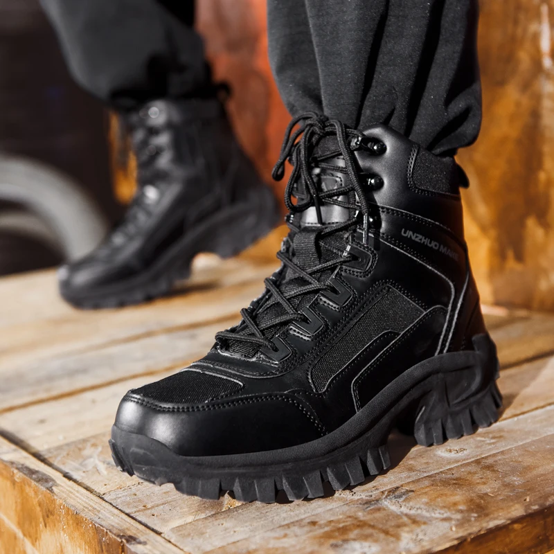 Men'sHiking Shoes Tactical Sport Shoes Male High Top Waterproof Outdoor Mountain Climbing Shoes Hunting Boots Men Outdoor Boots image 6