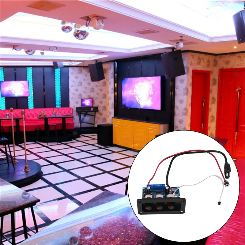 AS95-2X25W+50W 2.1 Channel Bluetooth 5.0 Subwoofer Class D Audio Amplifier Board Kit With DC Female+USB Cable+Remote Control