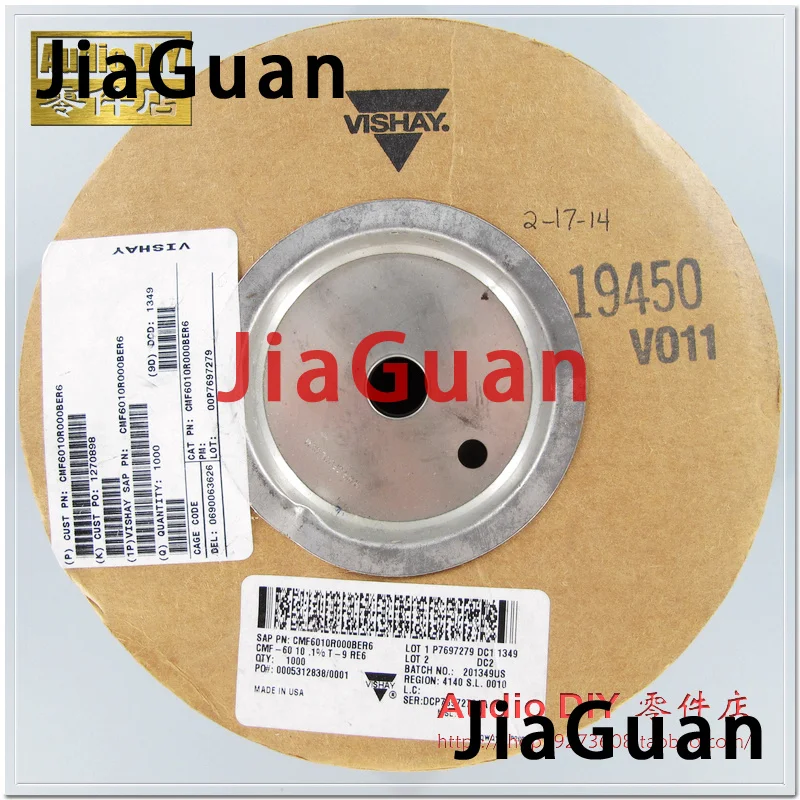 20PCS VISHAY DALE CMF60 0.5W 10R 0.1% T9 Axial Resistance RN60E 25ppm military regulations metal resistor CMF-60 1/2w 10 ohm