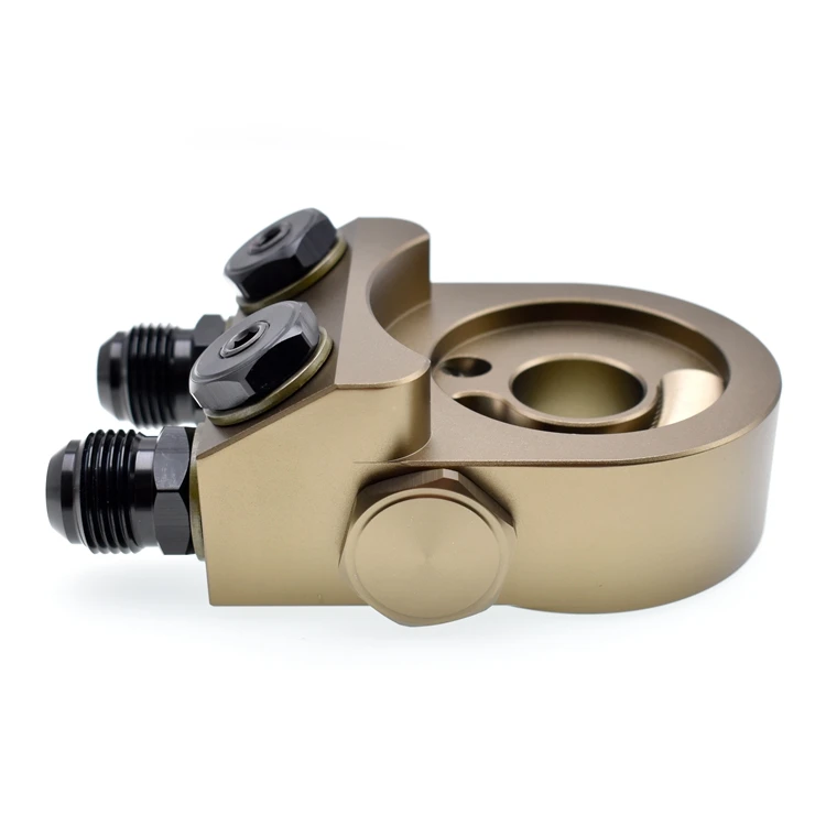 Per Honda Filtro Olio di Raffreddamento Sandwich Filettatura Piastra Adattatore Adattatore Olio In Alluminio Con Connettori M20 * 1.5 E 3/4