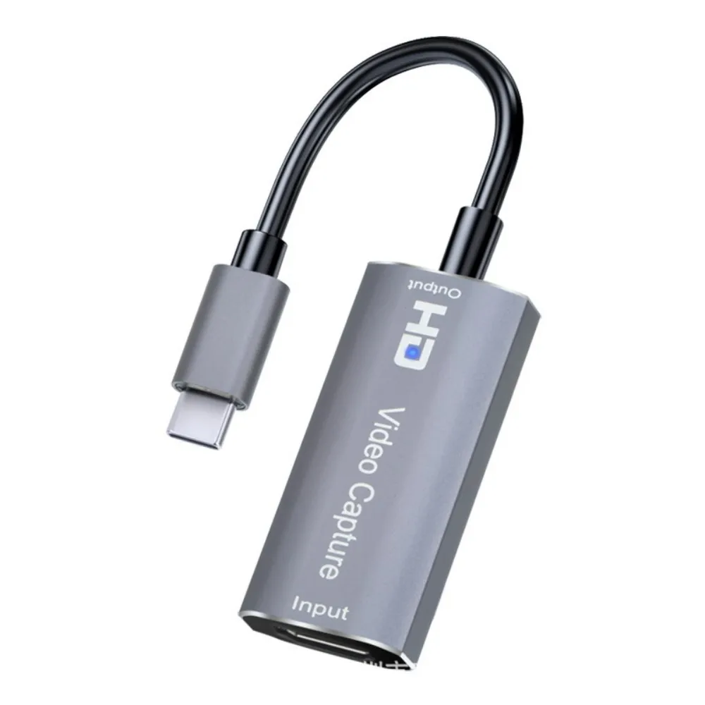 Карта видеозахвата 4K для HDMI-совместимого кабеля мама-USB C папа 1080P потоковое видео в реальном времени игровой рекордер