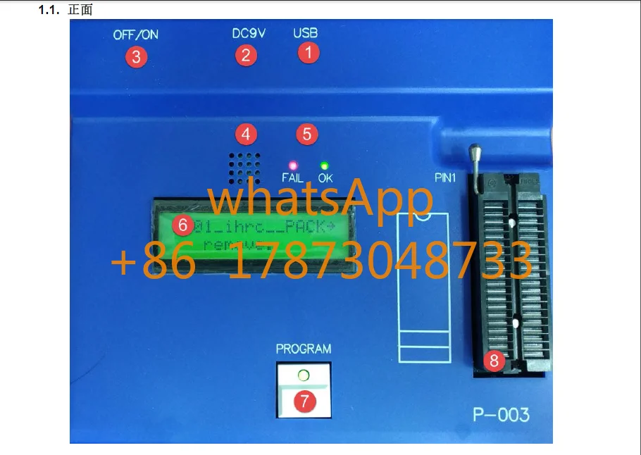 PADAUK Brander PDK5S-P-003B2 Taiwan PADAUK Programmeur PADAUK Nieuwe Originele