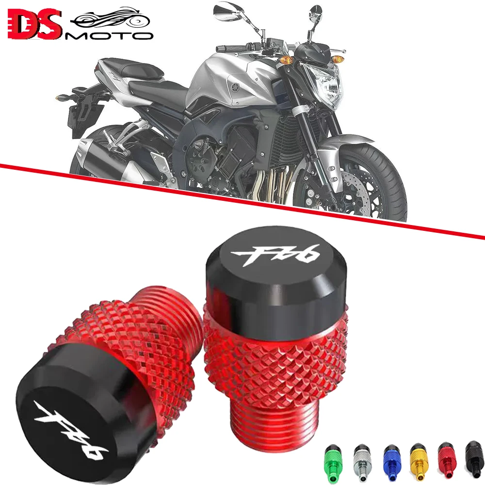 

For Yamaha FZ6 Motorcycle M10*1.25 Aluminum Screws Bolts Mirror Hole Plugs Cap Motorcycle Accessories