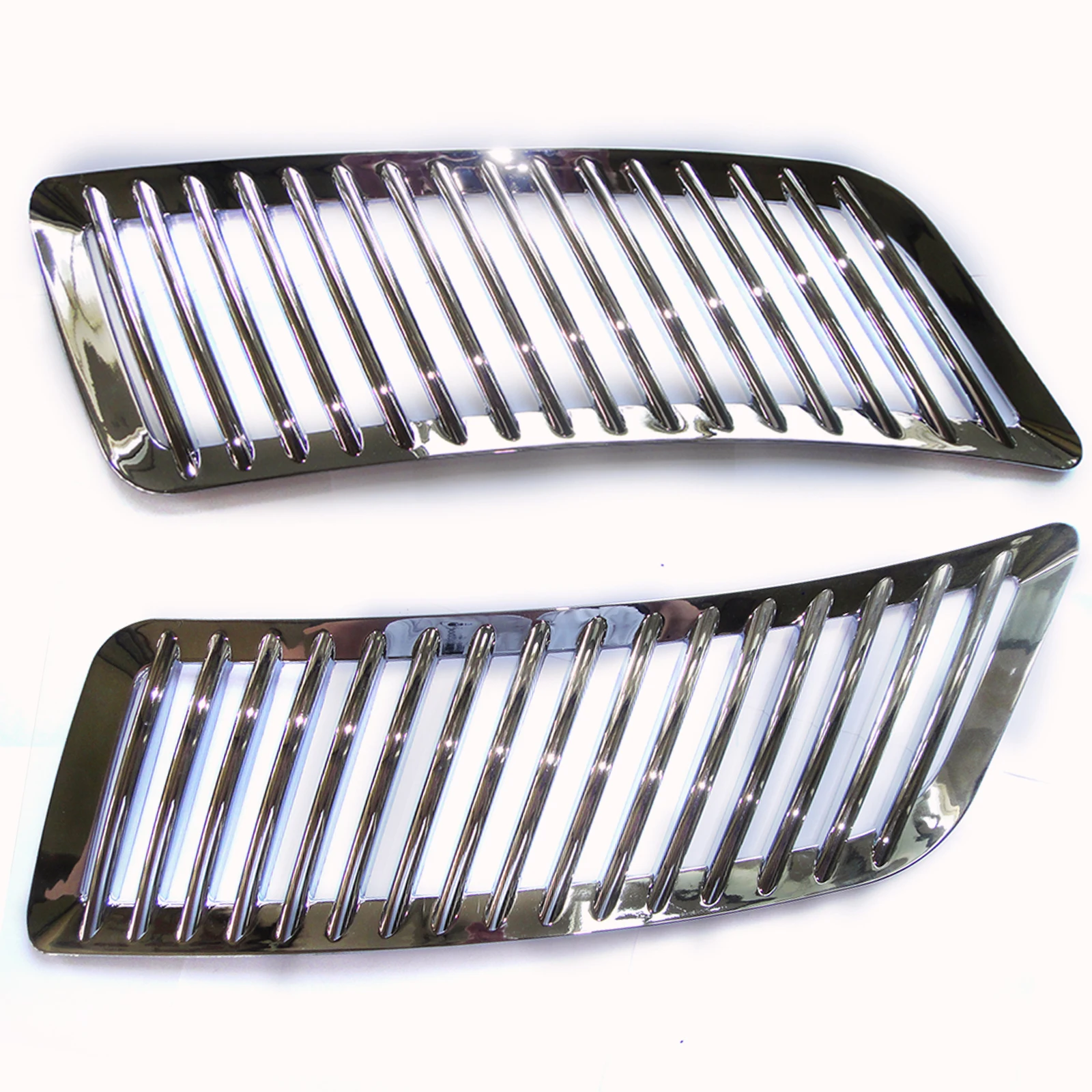 OE 9008360018 9008360118 Front Bonnet Air Intake Grille Chrome Trim Hood Upper Vent Cover Compatible With Mercedes Sprinter B906