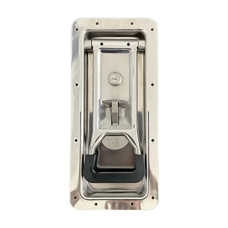 

Container lock with 16mm round rod carbon steel galvanized truck door lock concealed embedded refrigerated truck door lock