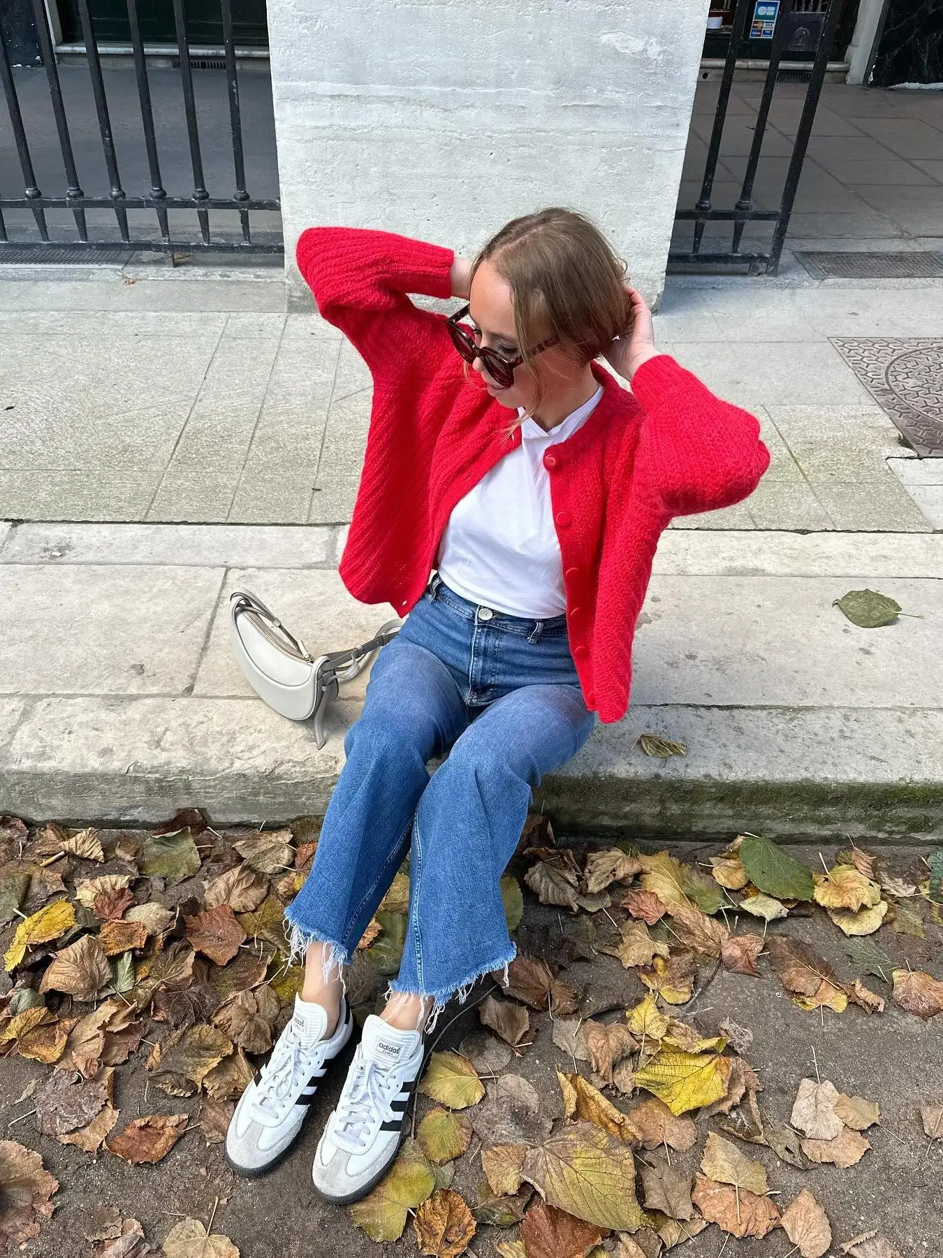 Fall Clothes 2024 Women Knitted Luxury Designer Korean Fashion Button Up Cardigans For Woman Vintage Sweater Y2k Clothes Red