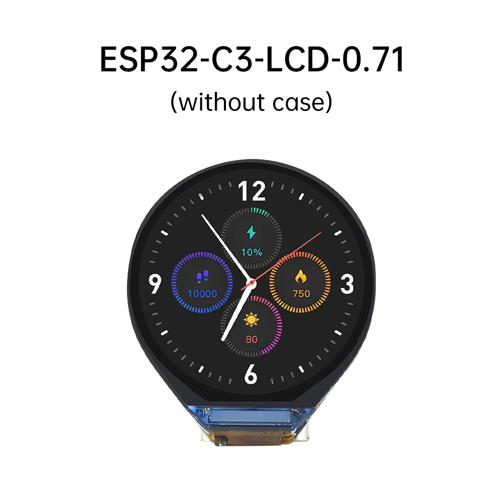 ESP32-C3FH4 0.71inch Round Display Development Board 160×160 ESP32-C3FH4 Single-core Processor ESP32 With Display