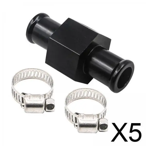

Motorcycle Water Temp Meter Adapter Black CNC Alloy Induction Connector Pipe Clamps for Bike Modifications