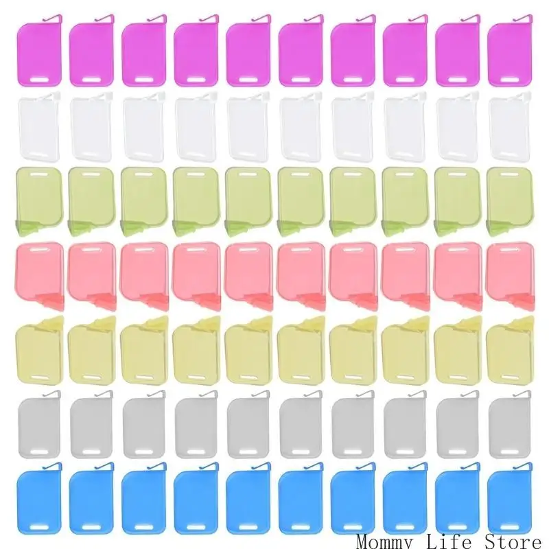 

10 шт. Чистые торговые карты перегородки с гибким дизайном для безопасной коллекционной сортировки и портативности карт и