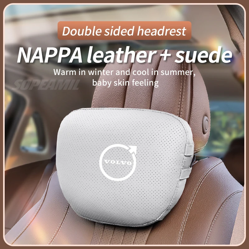 

Volvo XC40 XC60 XC70 XC90 S40 S60 S80 S90 C30 V40 V50 V60 V70 V90 Car Headrest Neck Support Seat Lumbar Cushion Soft Neck Pillow