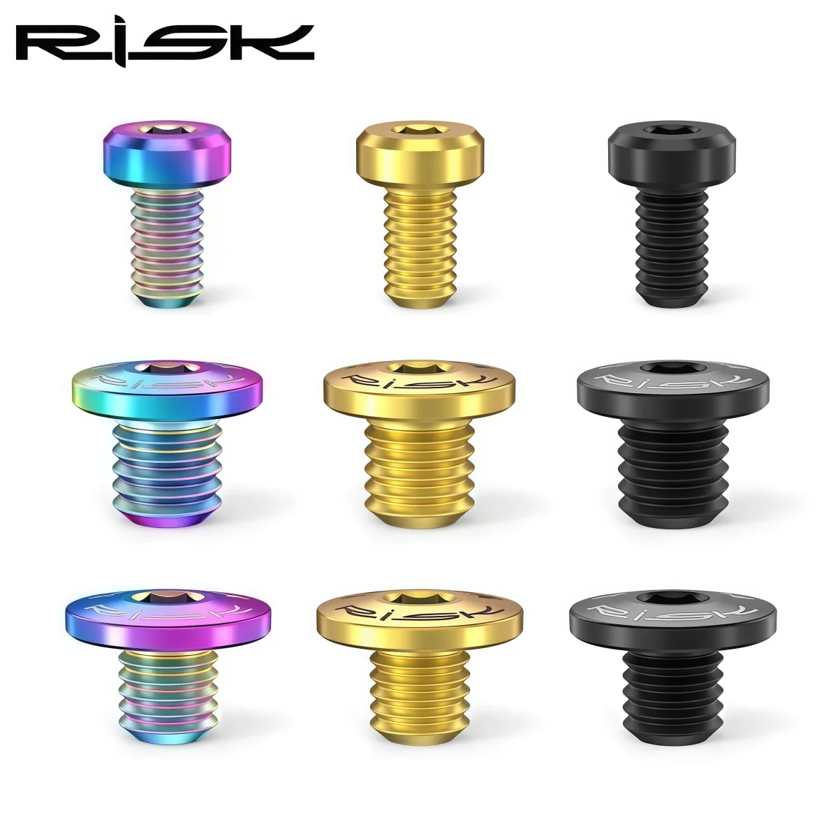 RISK Titanium Integrated / Split Bike Disc Brake Lever Master Cylinder Cap & Bleed Port Bolts For SHIMANO XT/XTR/M615/M785/M8000