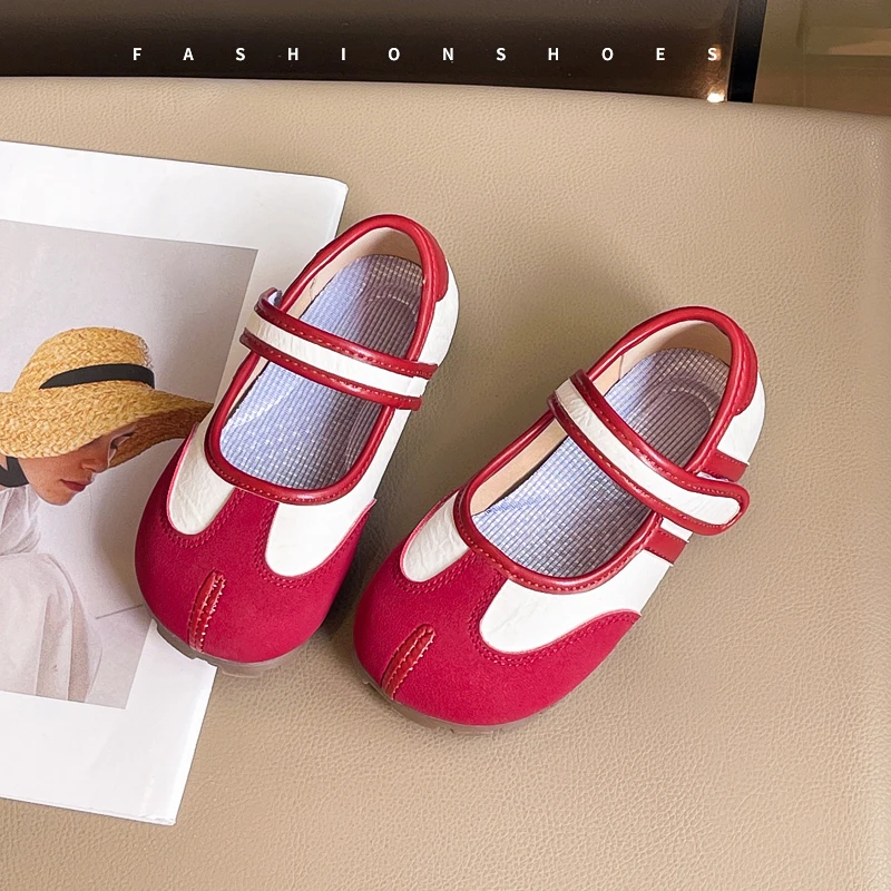 

Girl Mary Jane Shoes Flat Sandals Children Sport Sneaker 2025 Trend Summer Loafers Casual Shoes Comfort Soft Leather Zapatillas