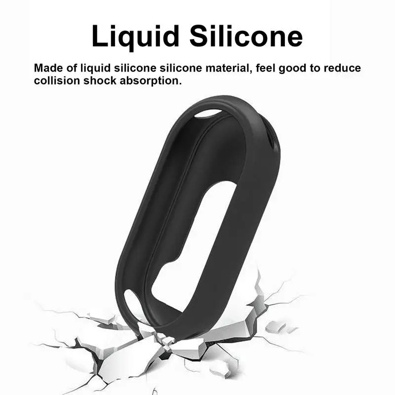 Pokrywa ochronna miękki silikonowy pokrowiec etui na opaski na nadgarstek wymienne etui ochronne odporne na zużycie silikonowe sportowe