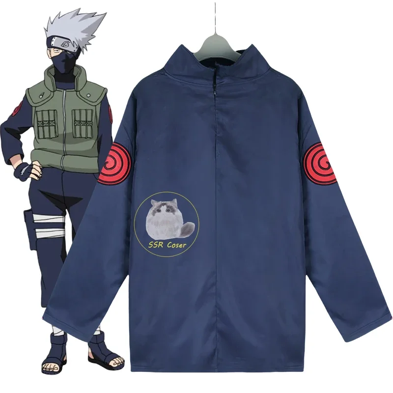 Bear House Hatake Kakashi Disfraces de cosplay Anime 111 Uniforme Ninja Ropa Conjunto de disfraz de Halloween para hombres Chaleco Top P2025 PPT01..
