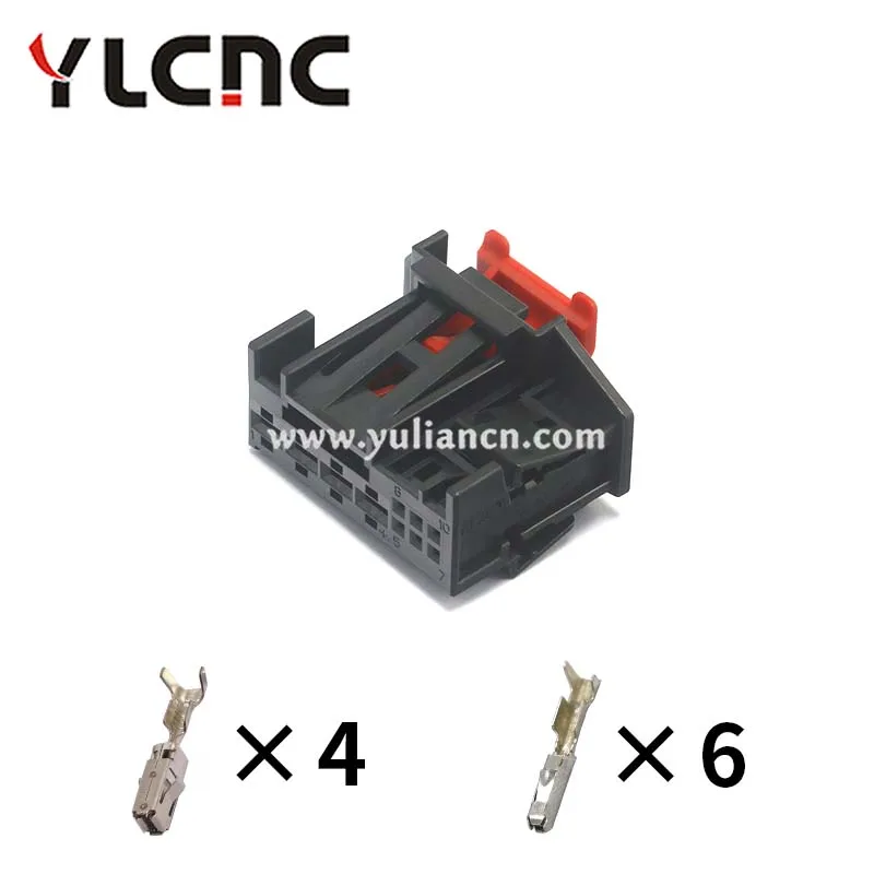 YLCNC factory direct sales 1Pcs 10Pin Automotive Electrical Connector Wiring Harness Plug 1563332-1