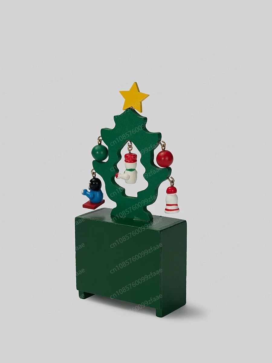 Green Christmas tree calendar! building block desk calendar desktop ornament Christmas gift