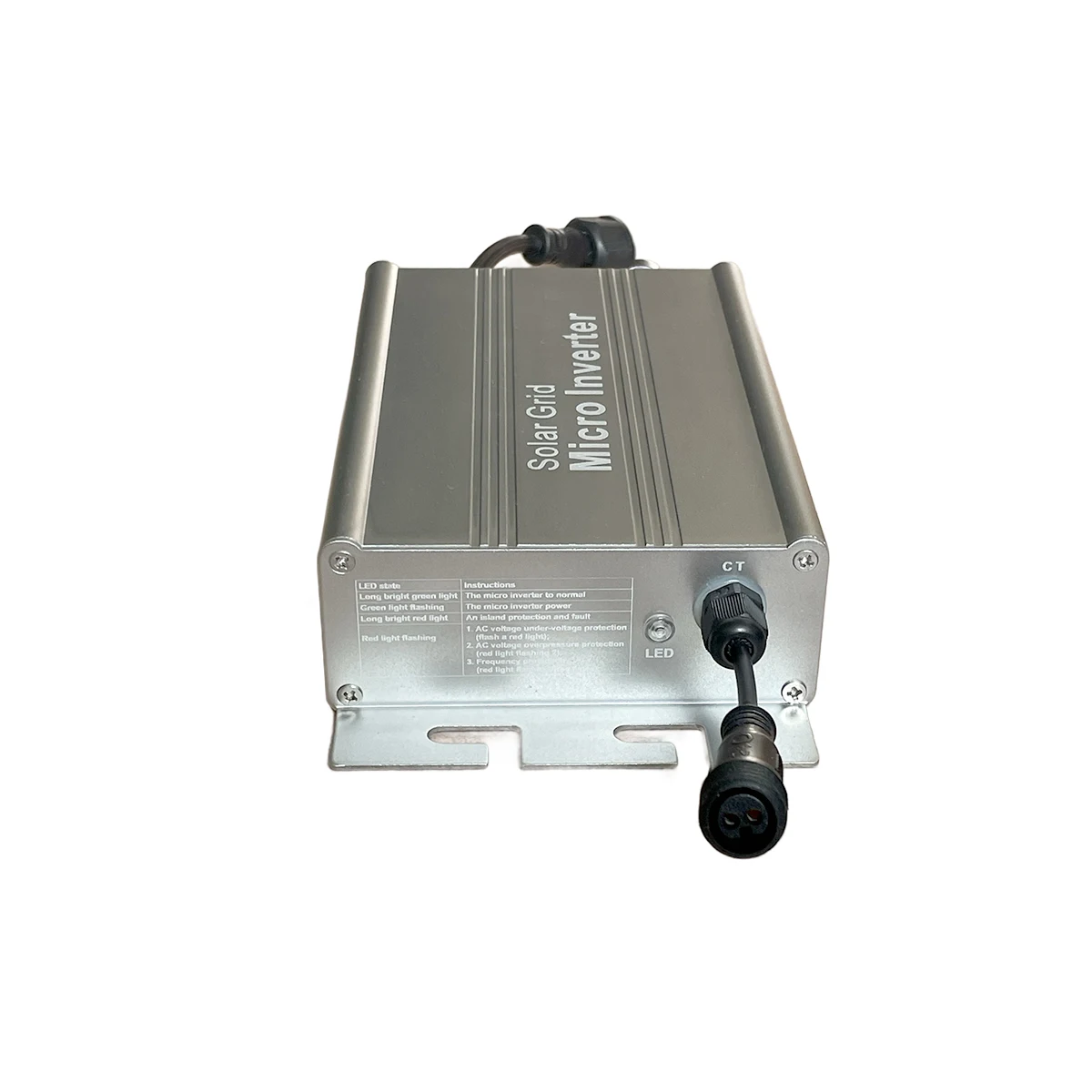 Imagem -03 - Micro Inversor de Gravata de Grade Solar Microinversor Inteligente ct Eletrodoméstico Sensor Limitador Mppt dc 1850v ca 120v 240v