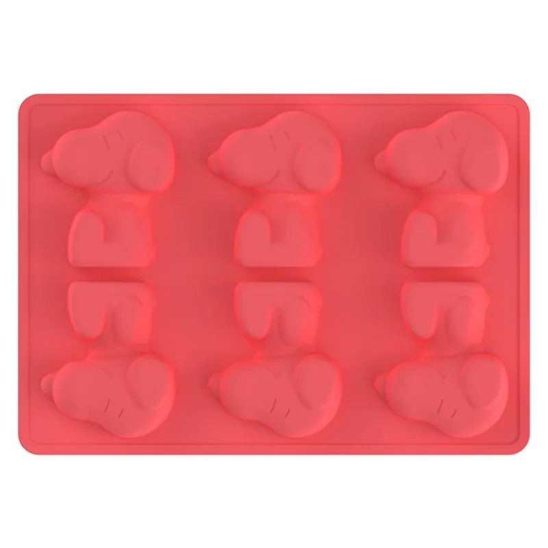 سنوبي قالب من السيليكون لتقوم بها بنفسك الحلوى بودنغ الجليد شبكة قوالب الشوكولاته اكسسوارات المطبخ الخبز كعكة خبز الراتنج الحرف اليدوية #2