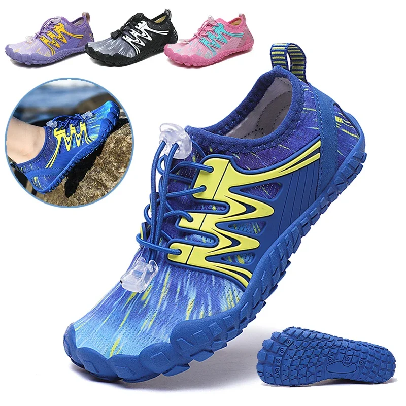 

Children Swimming Water Shoes Quick Dry Beach Aqua Shoe Boy Girl Barefoot Sports Wading Sneakers Kids Diving Fishing Surf Sandal