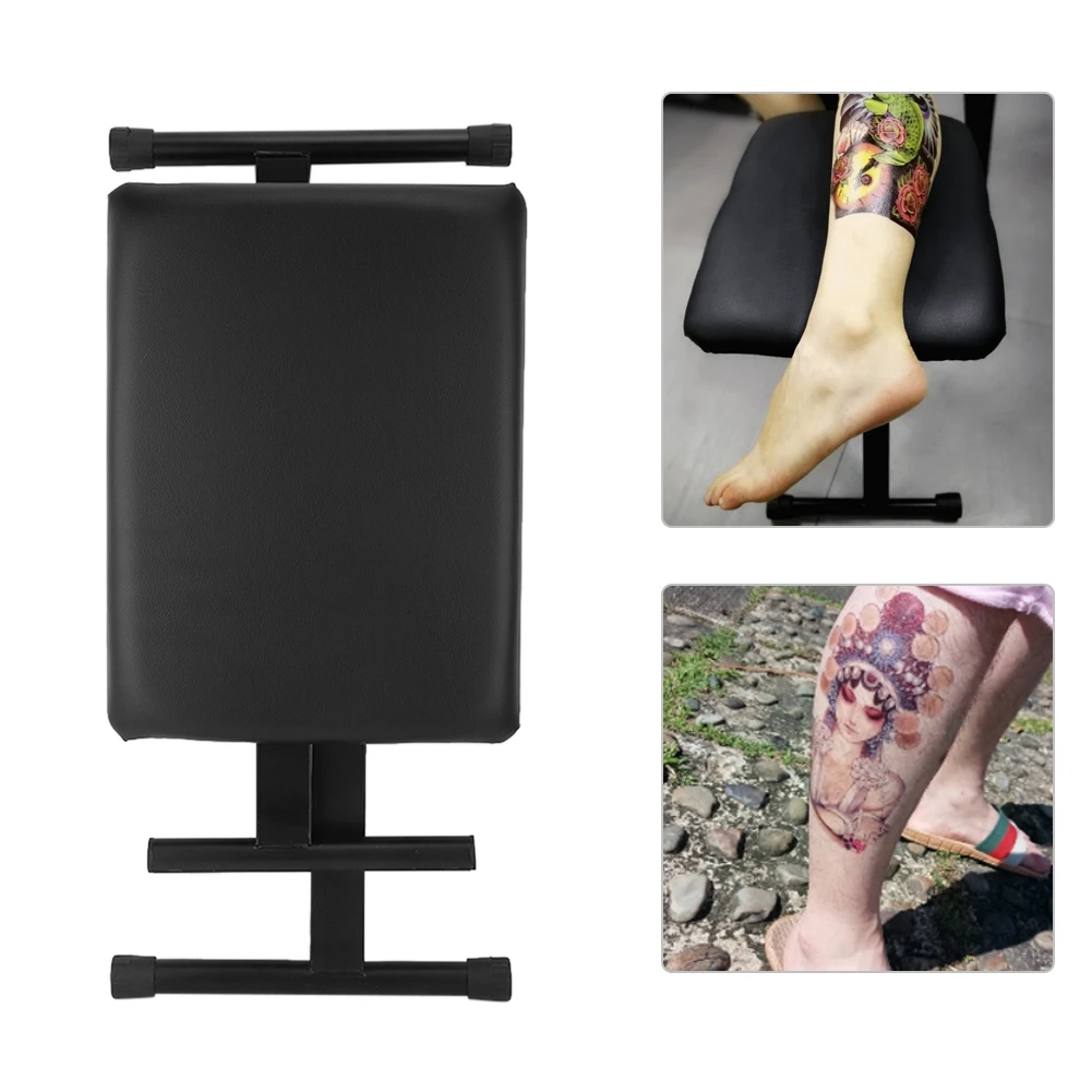 Height Adjustable Stand Height Adjustable Tattoo Leg Rest Stool Stand Leg Bracket with Thick Cushion