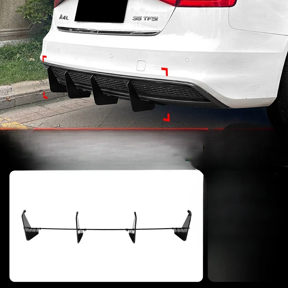 

Suitable For 2013-2016 Audi A4 B8.5 Sline Rear Lip Tail Lip Rear Blade Spoiler Modification