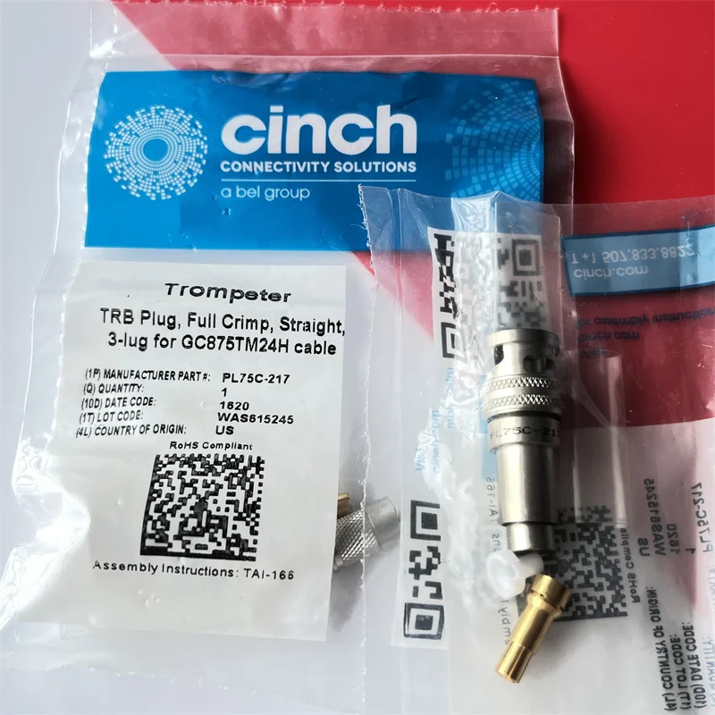 PL75C-217 conector coaxial RF importado 500 MHz genuino,