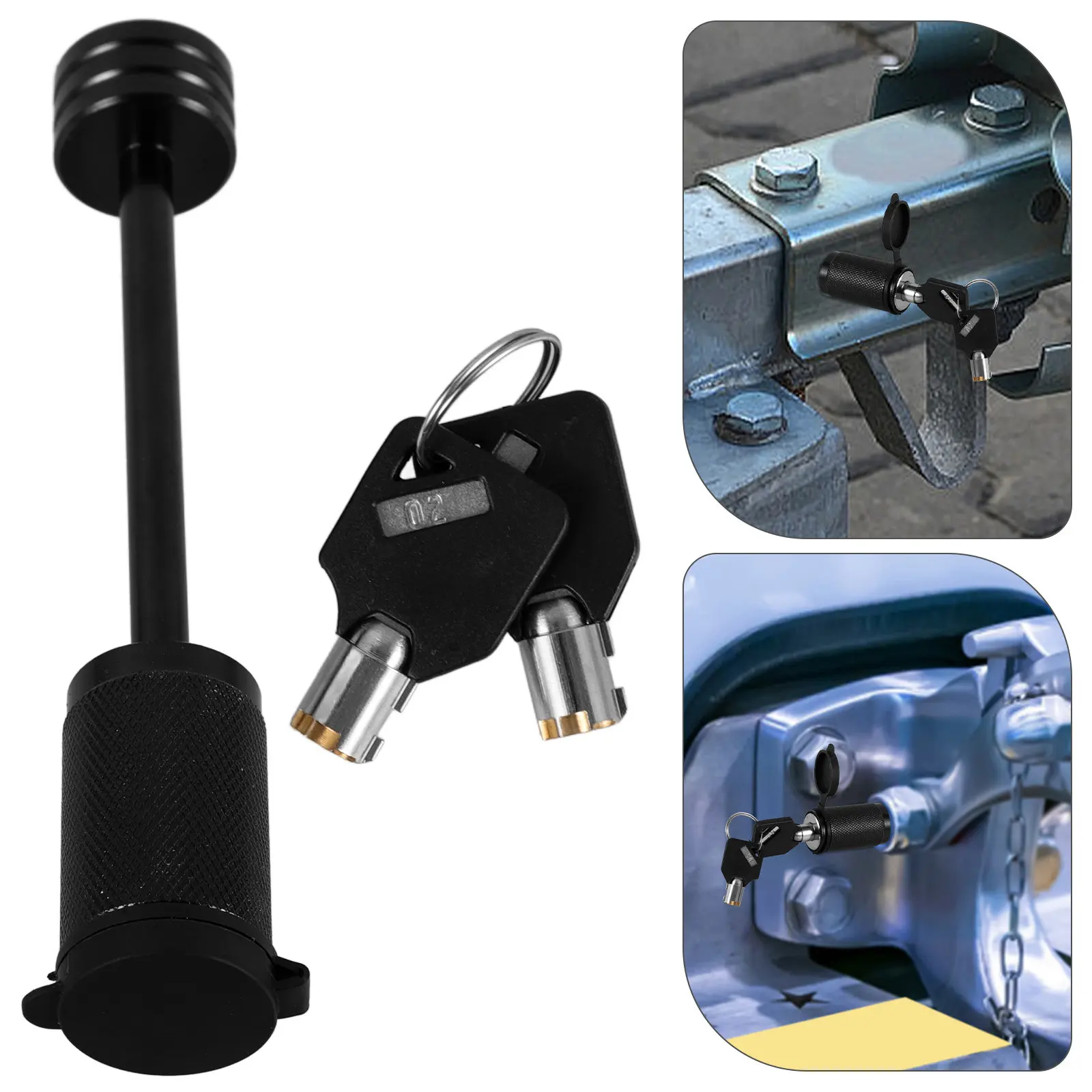 

Набор усиленных замков-штифтов для фаркопа, замок безопасности для прицепа, аксессуары для прицепов