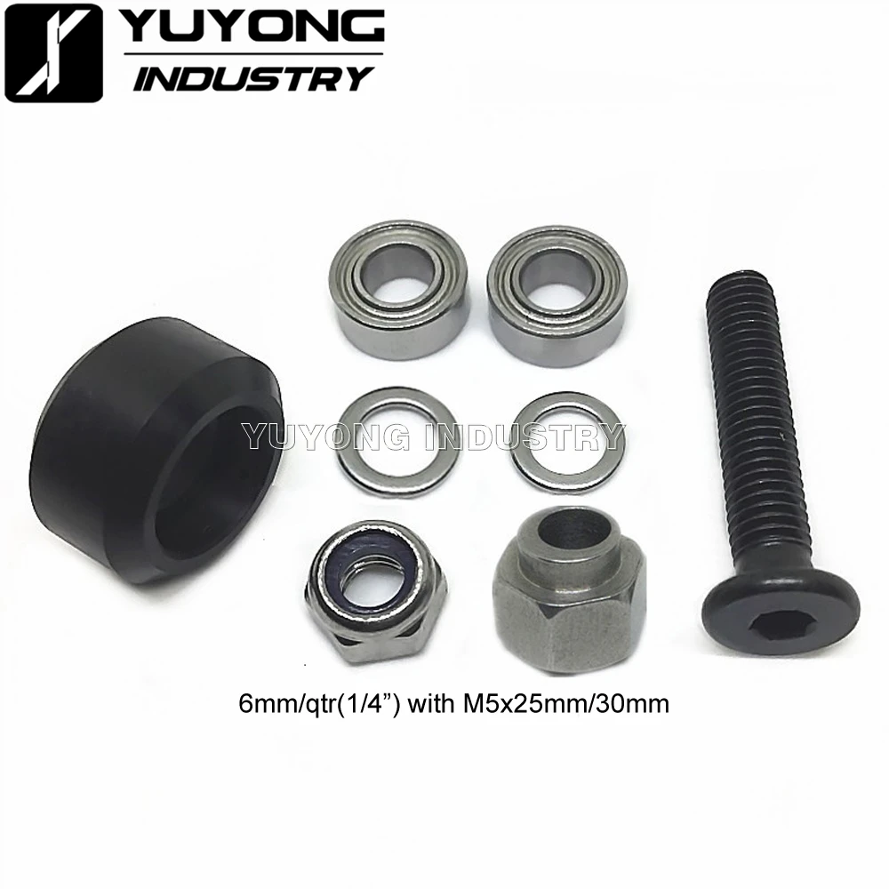 Adjustable precise CNC delrin Mini v wheel kits with eccentric spacers for v-slot system C-Beam Open MiniMill parts