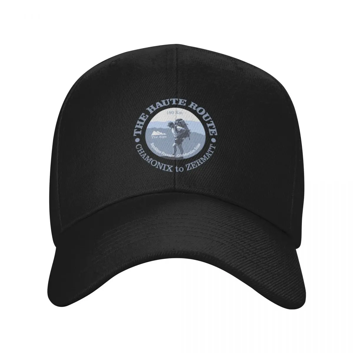 Gorra de béisbol The Haute Route (BG), marca de lujo, sombrero de gran tamaño, gorras personalizadas, sombreros de mujer para hombre