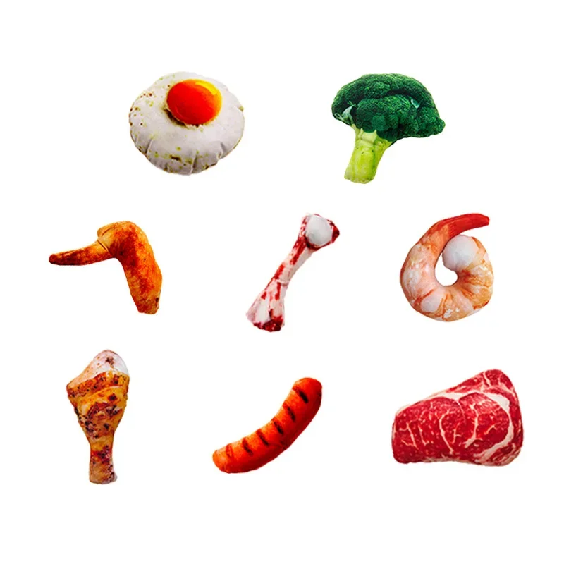 Dog Toy Stuffed with Plush Simulating Chicken Leg Bones Making Sounds Pet Toy Dog Toys for Small Dogs Accessories