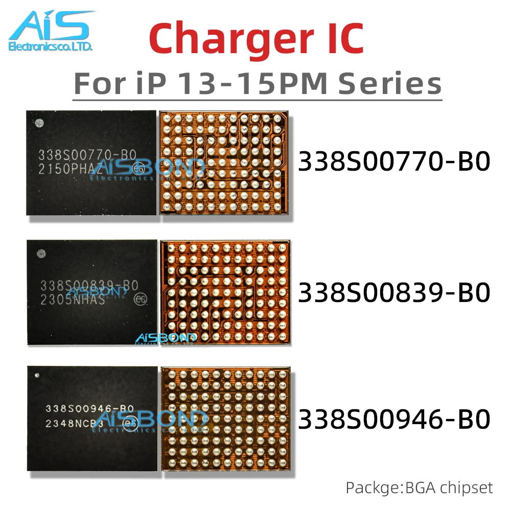 

10 шт./лот, новая микросхема зарядки 338S00770 338S00839 338S00946 B0 для iPhone 13 14 15 Pro Max 13Pro 14Pro 15Pro 13Promax 14Promax 15PM