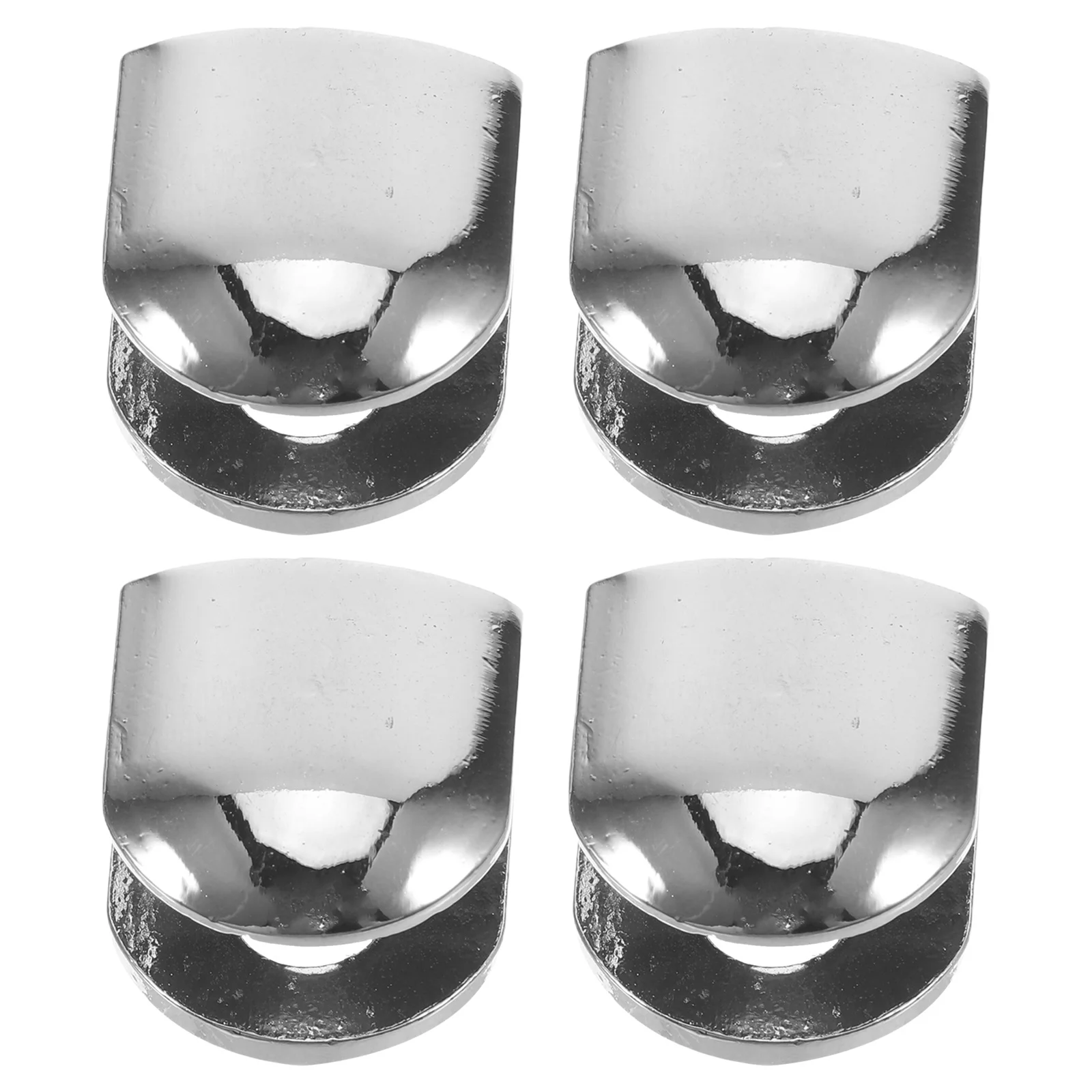 

4pcs Glass Shelf Fixing Clamps Zinc Alloy Adjustable Metal Brackets For Bathroom Shower Doors Wall Mount Hardware Brackets