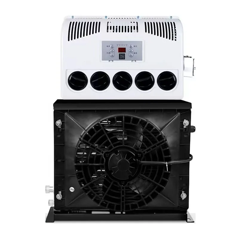CheapModification car air conditioner 12V/24V Electric refrigeration integrated for buses truck,excavators,harvesters,a