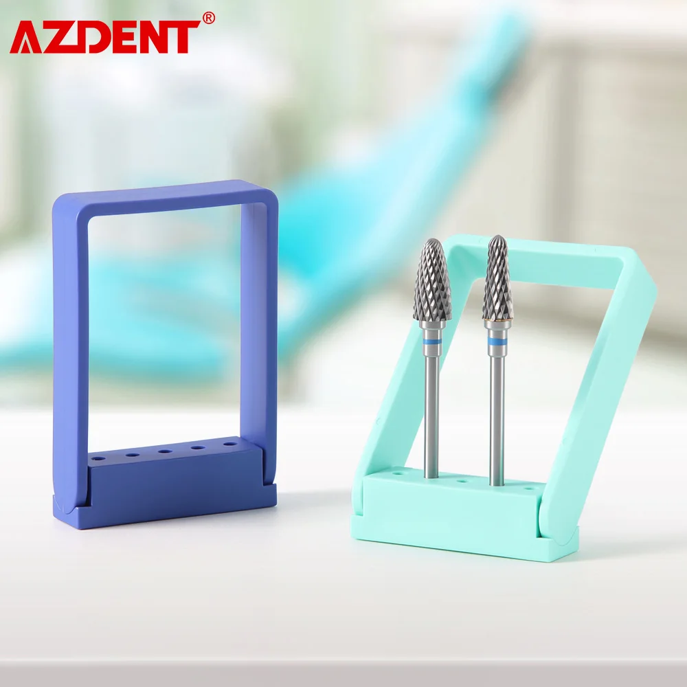 

AZDENT 1 шт. стоматологический держатель для боров HP с 5 отверстиями, подставка для стоматологической дрели, органайзеры для боров, коробка для хранения дезинфекции, 134 ℃ Автоклавируемый