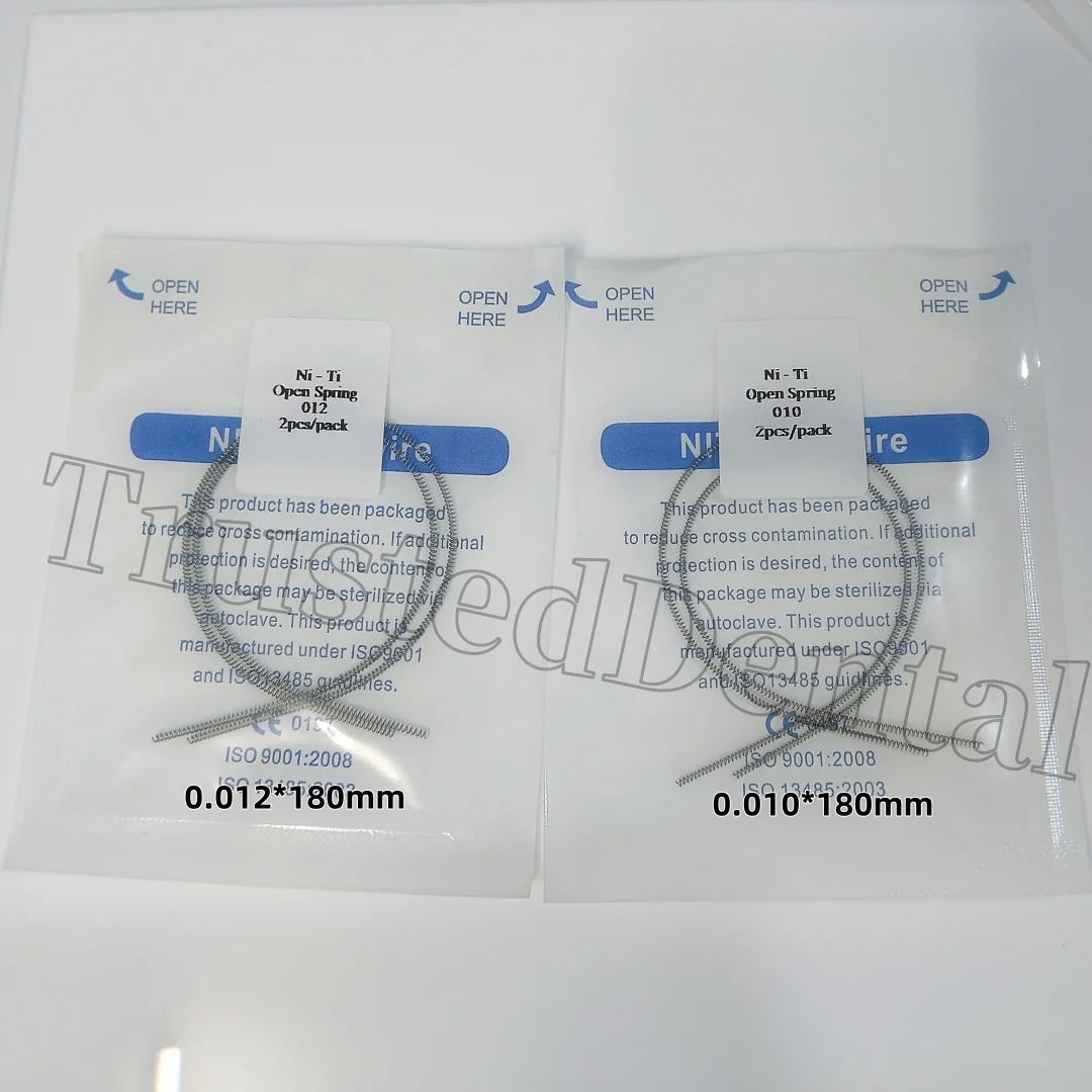 

6шт стоматологическая NiTi открытая пружина эластичная спиральная пружина открытая пружина стоматология
