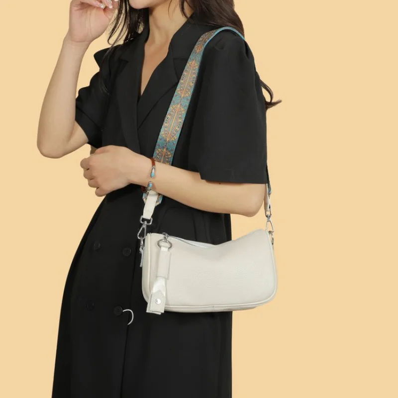 

Elegant Leather Women's Tote Bag High-End Luxury Brand Fashionable Famous Paris Designer Vintage Daily Bag