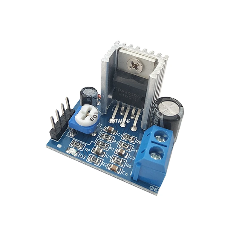 DC 6-12V TDA2030A โมดูลแหล่งจ่ายไฟเดี่ยว Mini Audio TDA2030 เครื่องขยายเสียงดิจิตอล DIY