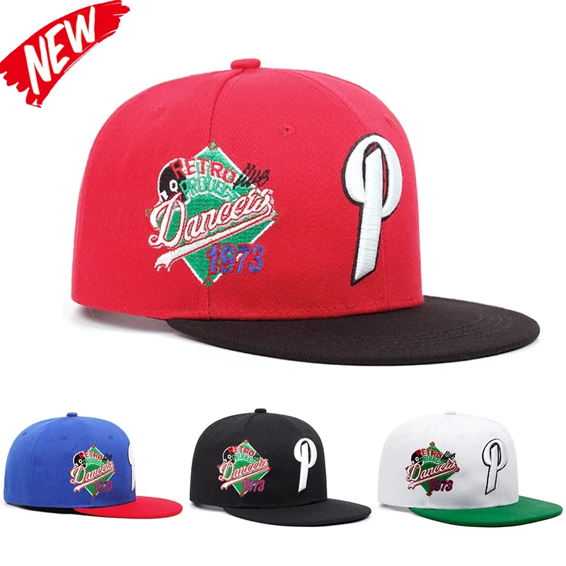 Men's Fashion 1973 Embroidery Snapback Hats Adjustable Hip Hop Baseball Cap For Adult Baseball Sports Leisure Caps