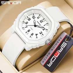 2023 Sanda 3236 Watch Popular Simple Digital Quartz Watch Fashion Versatile Waterproof Electronic Children's Watch