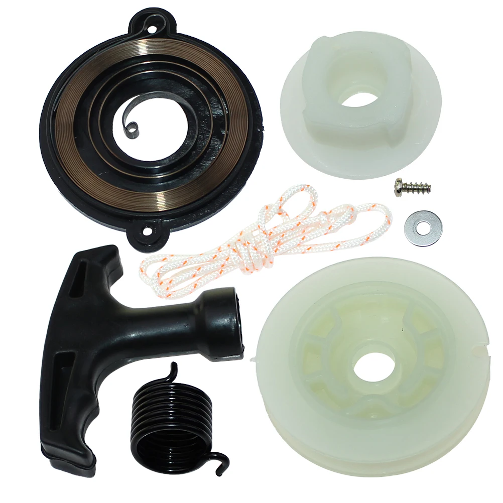 Recoil Starter Pulley Reel CATCHER,PAWL,Rope,Spring Kit For Echo CS-3700ES CS-4200ES CS-4200TES P022006240,A507000010,P022006250