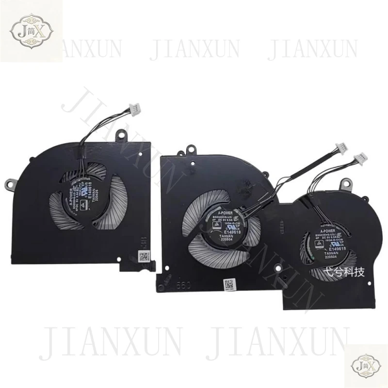 New Laptop CPU GPU Cooling Fan For MSI GS65VR P65 MS-16Q4 16Q5 8RF 8RE DC 5V