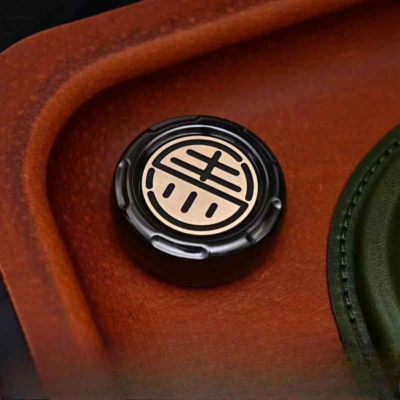 Game PaPa Coin EDC Mechanisch Metaal Vingertop Ratel Munt Zwart Technologie Decompressie Desktop Speelgoed Cadeau