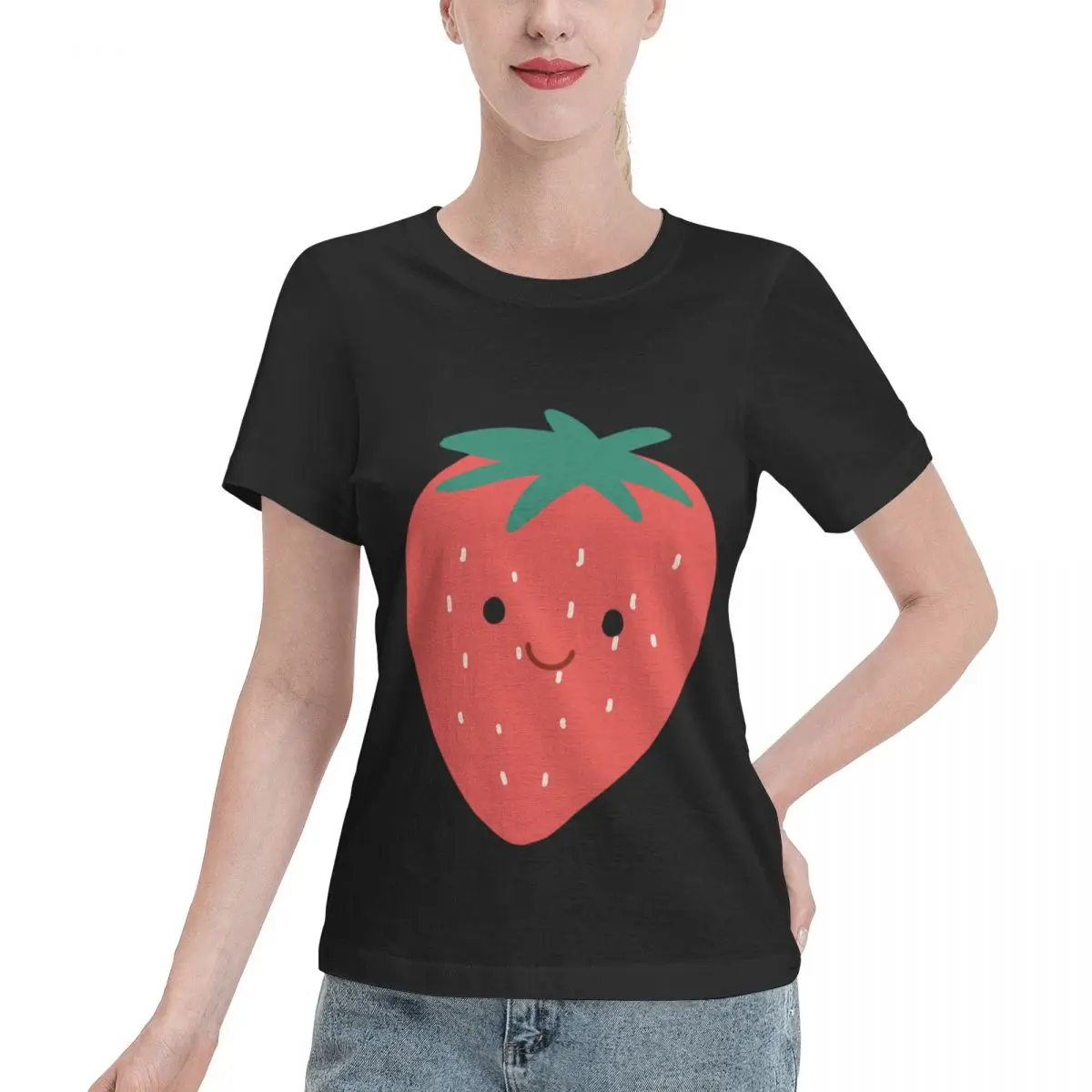 Bargain Price Fruit Women's T-shirt Basic Women Short Sleeve Top
