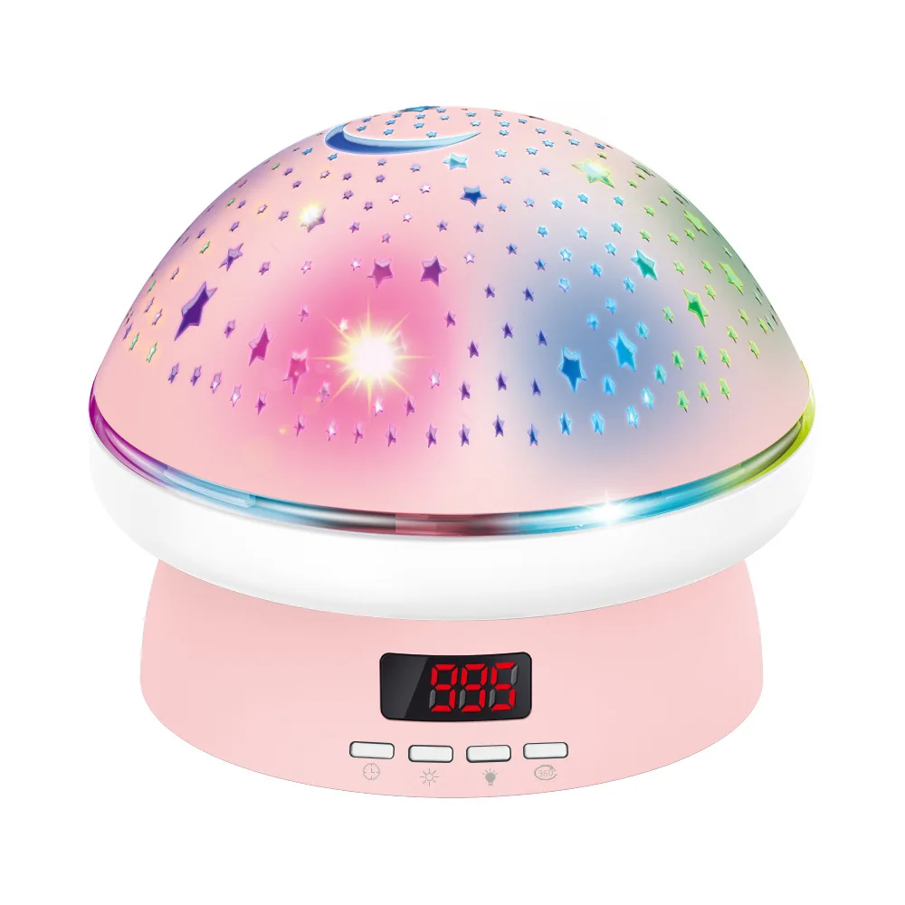 

Mushroom starry sky projection lamp LED romantic atmosphere lamp projection remote control timing lamp